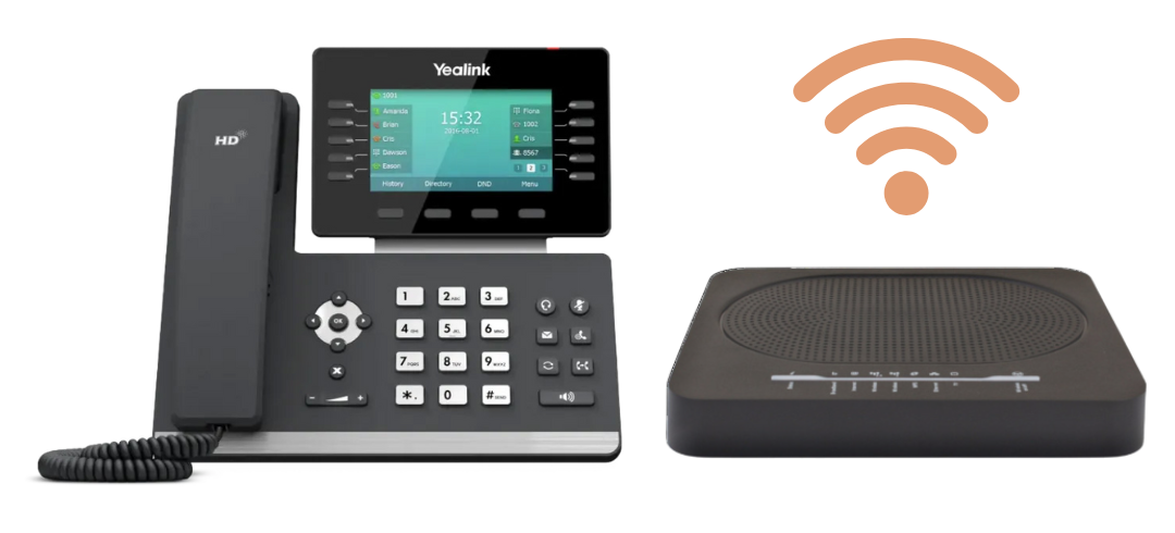 Hosted VoIP Phone and Router