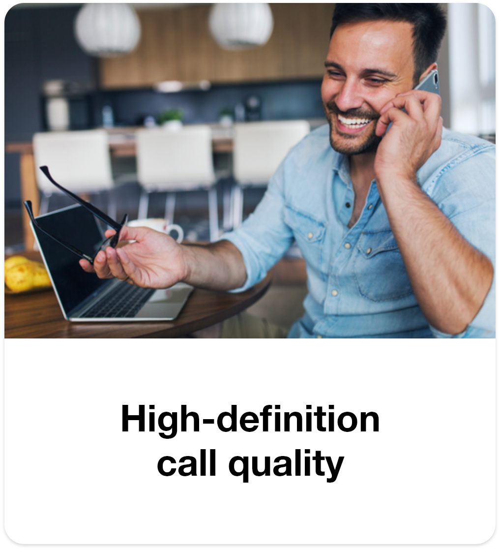 High-definition calls over VoIP after ISDN switch off