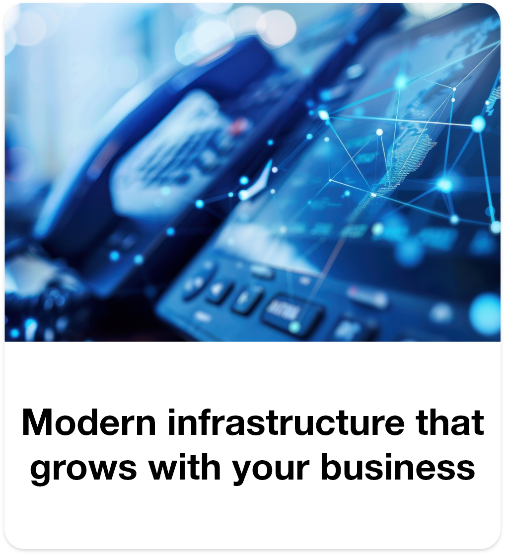 Modern digital phone infrastructure replacing PSTN